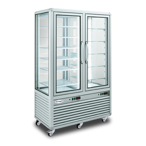 Vetrina pasticceria verticale 2 porte 700 Lt